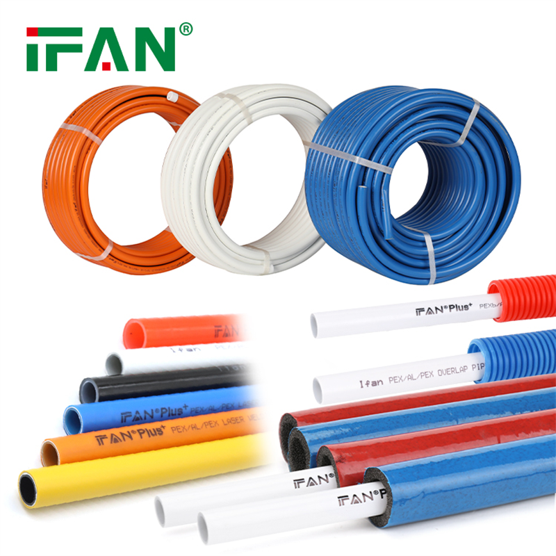 IFAN Factory Supply Pex Al Pex Pipe Plumbing Water Tube Flexible Floor Heating Plastic Tubing Multilayer Composite Pex Pipe