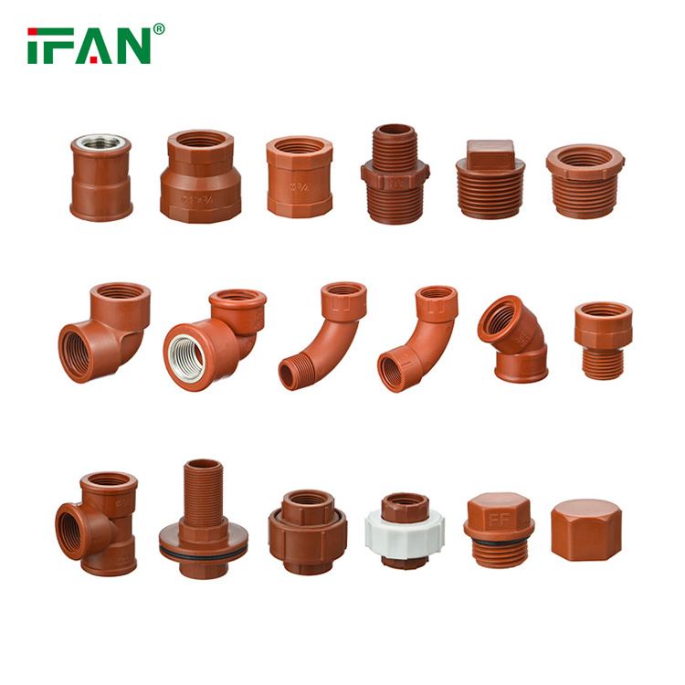 IFAN Household Plumbing PPH Fitting Water Supply Elbow Socket PPH Tube Fitting Thread PPH Pipe And Fittings