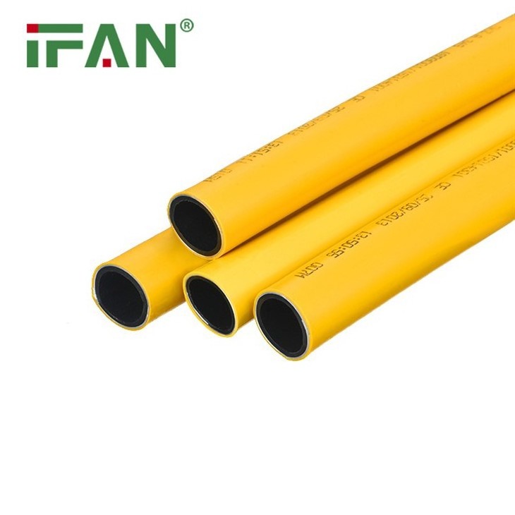 IFAN Gas Supply PEX Al PEX Pipe Composite Laser Plumbing Materials Yellow Customized Per Roll PEX Gas Pipe