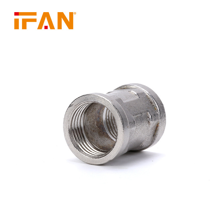 IFAN Factory Stainless Steel Pipe Fitting SS304 Plumbing Water Fitting Forged Thread Nipple Pipe Fitting