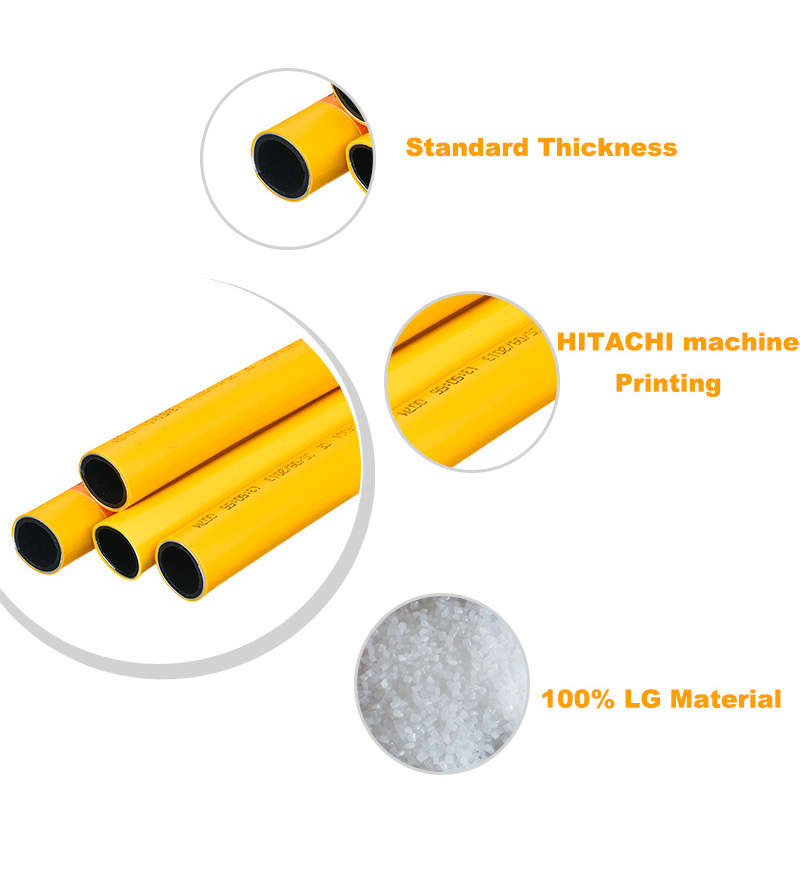 IFAN Gas Supply PEX Al PEX Pipe Composite Laser Plumbing Materials Yellow Customized Per Roll PEX Gas Pipe