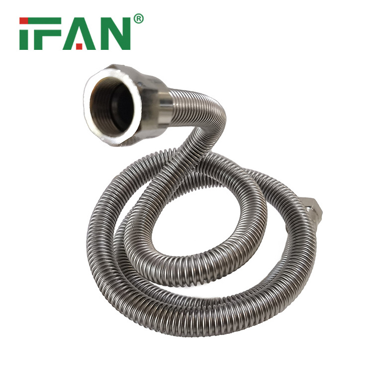 IFAN Factory Price Flexible Shower Hose 304 Stainless Steel Gas Pipe Stainless Steel Corrugated Pipe for Kitchen