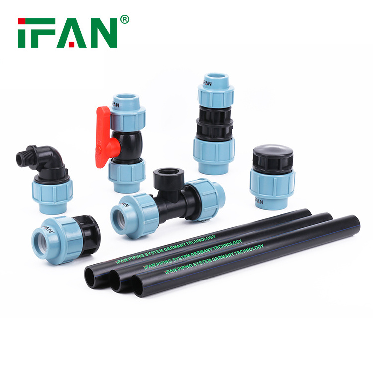 IFAN OEM ODM Irrigation System PP Compression Fittings HDPE PE Fittings for Water