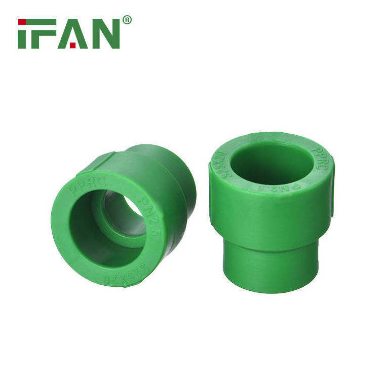 IFAN Factory Plastic PPR Pipe Coupling Pipe Connecting Green Color Injection PPR Pipe Fitting PPR Socket