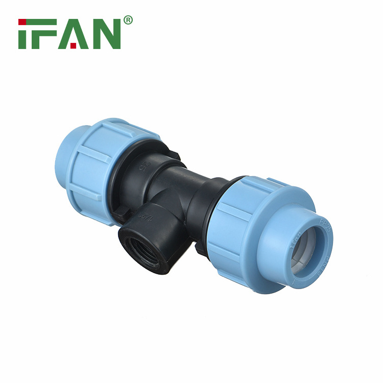 IFAN Factory HDPE Pipe Fitting PP Compression Ball Valve PE Compression Fittings Hdpe Ball Valve