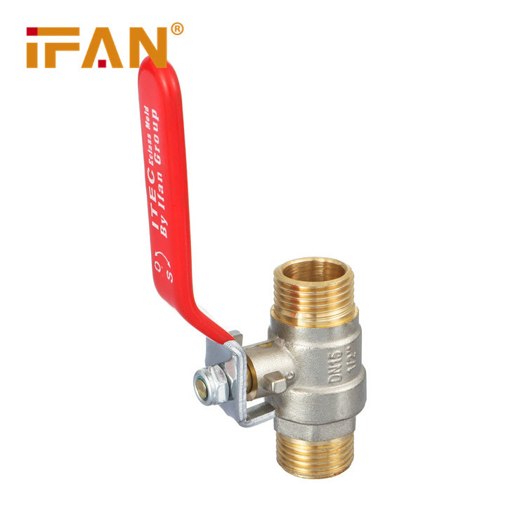 IFAN Factory Provide Directly Brass Water Ball Valve Male Threaded Forged All Size Brass Ball Valve