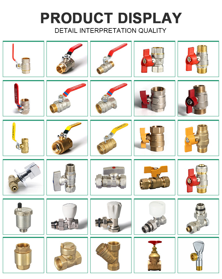 IFAN Factory Provide Directly Brass Water Ball Valve Male Threaded Forged All Size Brass Ball Valve