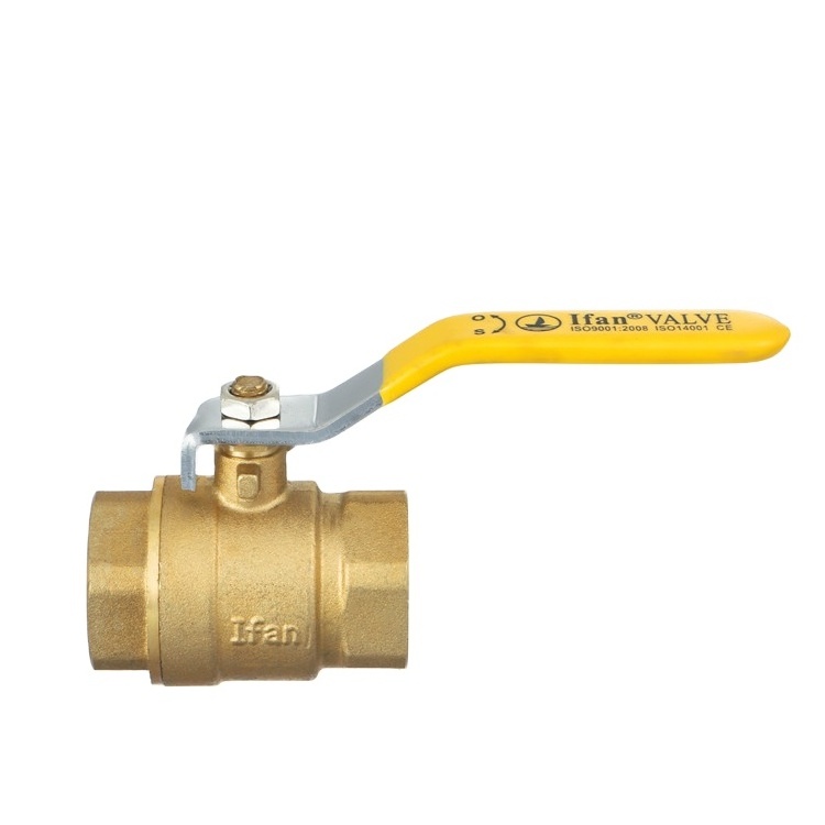 IFAN Factory Directly Gas Ball Valve Male Female Threaded Forged All Size 1/4'' - 4'' Brass Ball Gas Valve