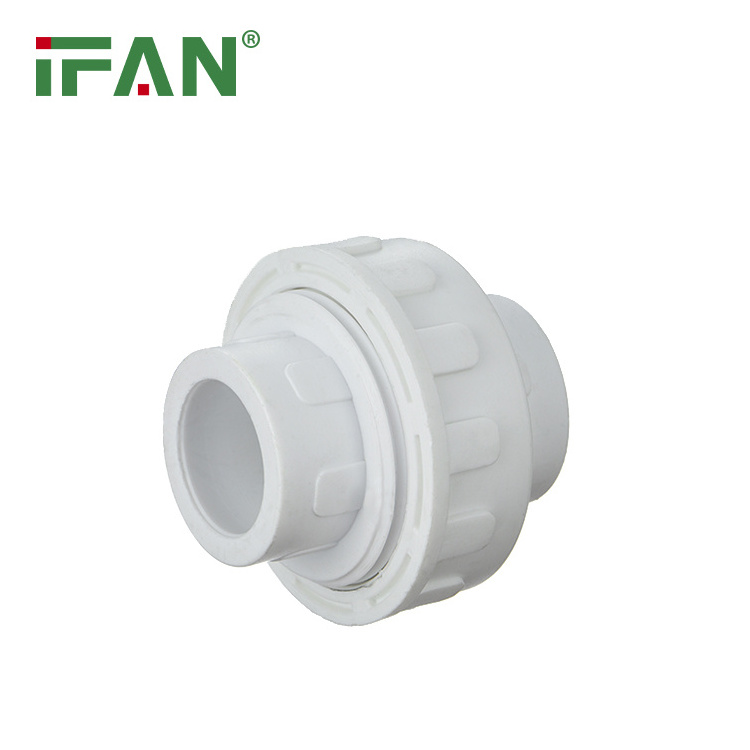 IFAN ODM Size Color Germany Standard PPR Plumbing Fittings Plastic White Union PPR Pipe And Fittings