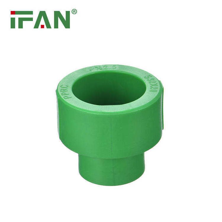 IFAN Factory Plastic PPR Pipe Coupling Pipe Connecting Green Color Injection PPR Pipe Fitting PPR Socket