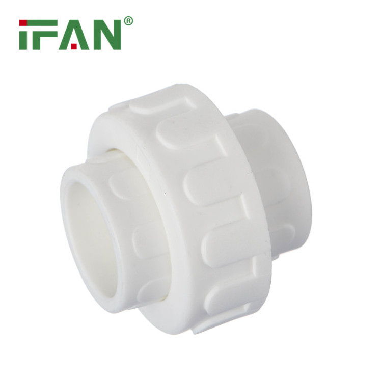 IFAN ODM Size Color Germany Standard PPR Plumbing Fittings Plastic White Union PPR Pipe And Fittings