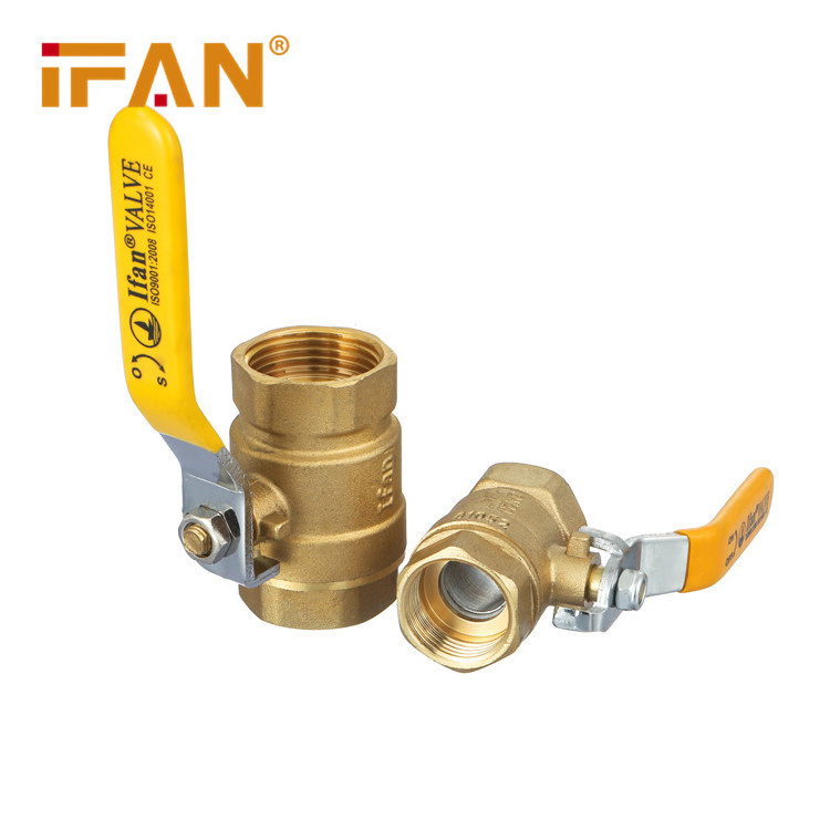 IFAN Factory Directly Gas Ball Valve Male Female Threaded Forged All Size 1/4'' - 4'' Brass Ball Gas Valve