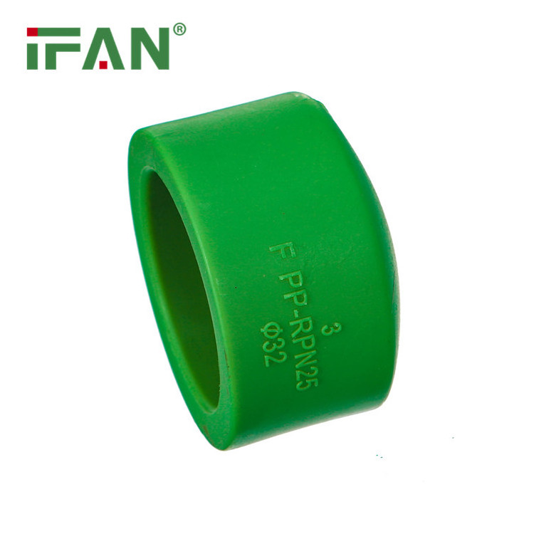 IFAN Factory Supply ODM OEM PPR Plumbing Fittings 20-110mm Green End Cap PPR Pipe And Fitting