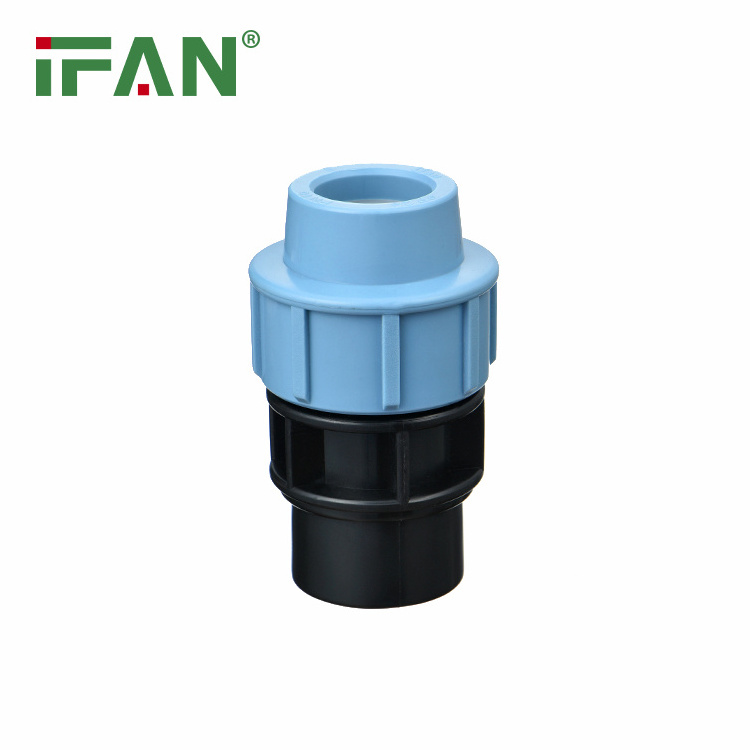 IFAN Factory HDPE Pipe Fitting PP Compression Ball Valve PE Compression Fittings Hdpe Ball Valve