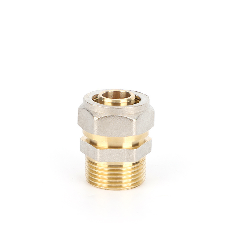 IFAN Pex Pipe Brass Fittings Female Male Threaded Elbow Tee Socket Pex Compression Pex Brass Fittings