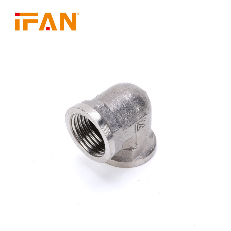 IFAN Stainless Steel Hose Fittings Full Size PN25 Female Thread Socket Tee Elbow Stainless Steel Water Pipe Fitting