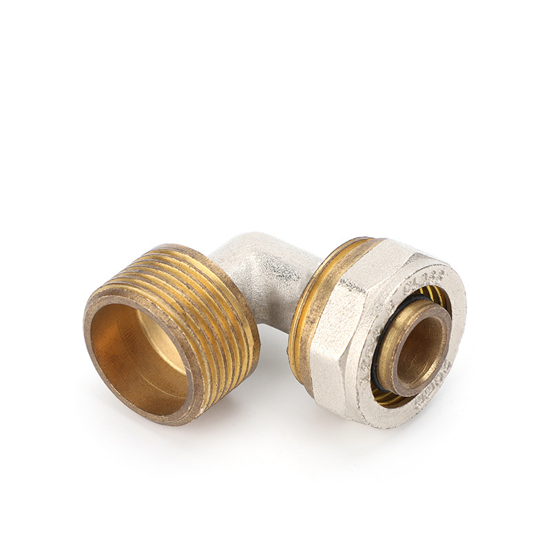 IFAN Pex Pipe Brass Fittings Female Male Threaded Elbow Tee Socket Pex Compression Pex Brass Fittings