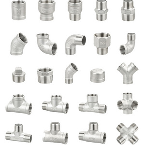 IFAN Stainless Steel Hose Fittings Full Size PN25 Female Thread Socket Tee Elbow Stainless Steel Water Pipe Fitting