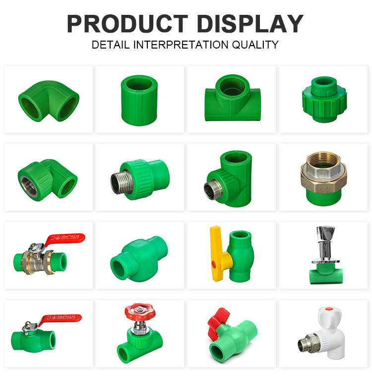 IFAN Factory Supply ODM OEM PPR Plumbing Fittings 20-110mm Green End Cap PPR Pipe And Fitting