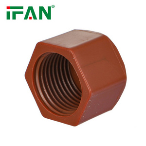 IFAN Hot Sale Easy to Install Plastic PPH Fittings 1/2" End Cap PPH Pipe and Fitting