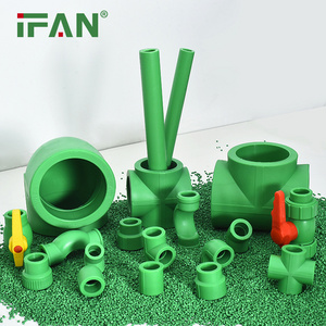 IFAN 20-110MM Customization PPR Plumbing Fittings Plastic Socket Elbow Tee PPR Pipe And Fittings