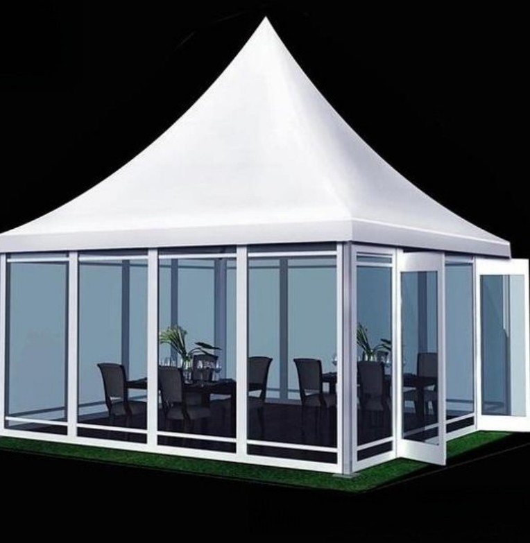 Outdoor pagoda tent 5x5m 10x10 clear carpas para fiesta carpa transparent marquee party wedding pagoda tent for party events