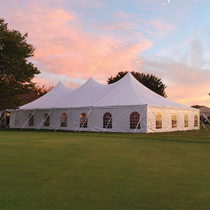 Large outdoor event wedding halls 20x30 20x40 30 x 15m 15x30 marquee wed party closed tent for events with glass wall