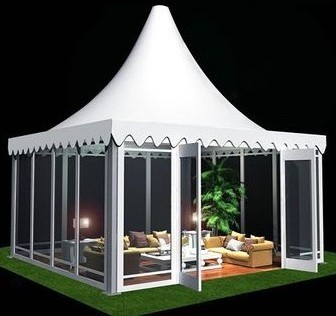 Outdoor pagoda tent 5x5m 10x10 clear carpas para fiesta carpa transparent marquee party wedding pagoda tent for party events