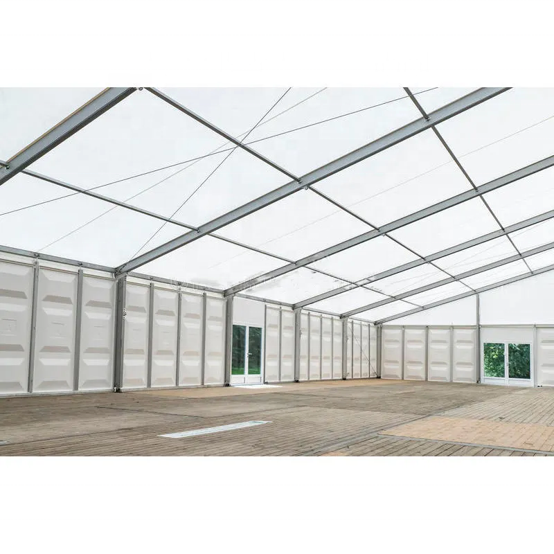 Large outdoor event wedding halls 20x30 20x40 30 x 15m 15x30 marquee wed party closed tent for events with glass wall