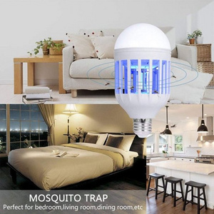 Electronic 2 in 1 Mosquito Killer Lamp Insect Fly Trap Bug Zapper 110V E27 Pest Attractant Trap Light Bulb