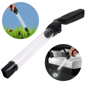 Humane Battery Operated Insect Fly Bugs Buster Suction Trap Insect and Spider Catcher Vacuum with LED Flashlight