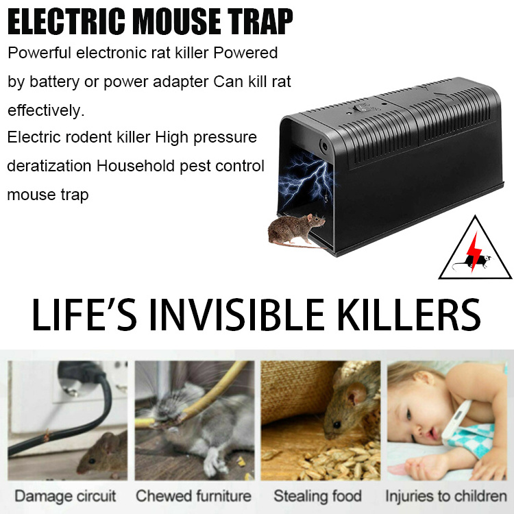 Wholesale Indoor EPA Battery Electric Rat Trap Mouse Zapper Rat Killer