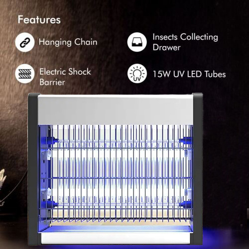 16W 20W 30W Indoor Bug Zapper Mosquitoes Flies Killer Repellent Traps Aluminum Electric Flying Fly Insect Killer Lamp