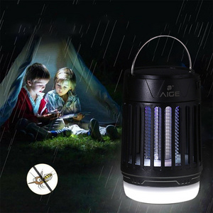 Factory Supply Portable Camping Rechargeable Solar Camping Lantern Bug Zapper Camping Mosquito Light Insect Repeller