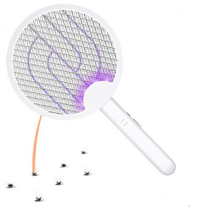 Electric Mosquito Fly Swatter Killer Lamp Multifunctional Adjustable Bug Zapper USB Rechargeable Mosquito Trap Racket