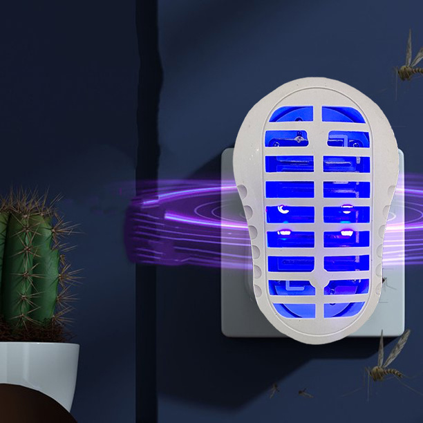 Chemical Free Pest Control Insect Killer Catcher Electronic Gnat Fly Trap Zapper Plug In Electric Mosquito Lamp