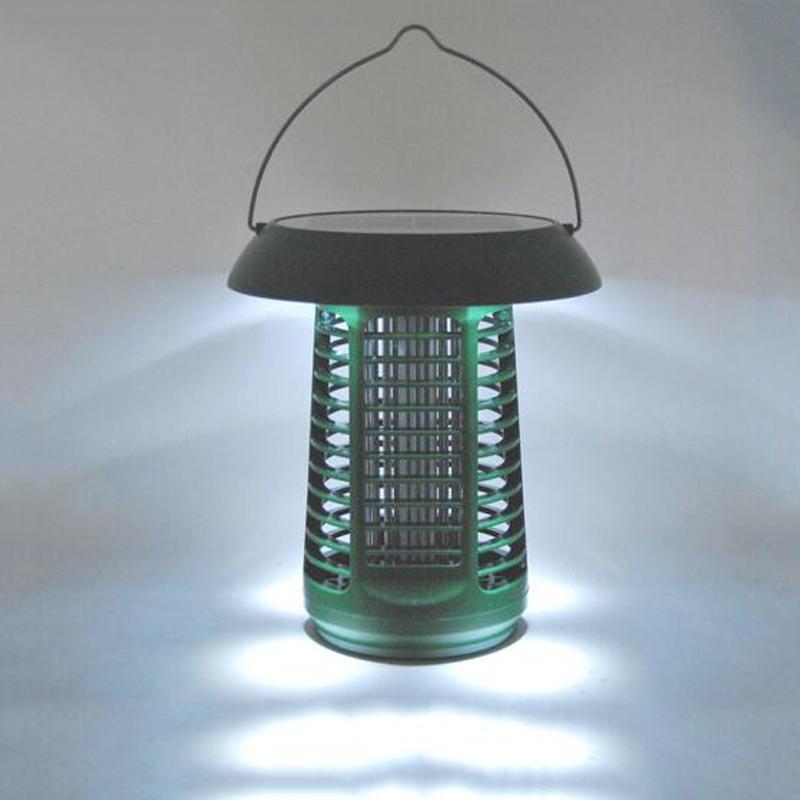 Solar UV LED Fruit Fly Insect Killer Lamp Rechargeable Fly Trap Bug Zapper Anti Mosquito