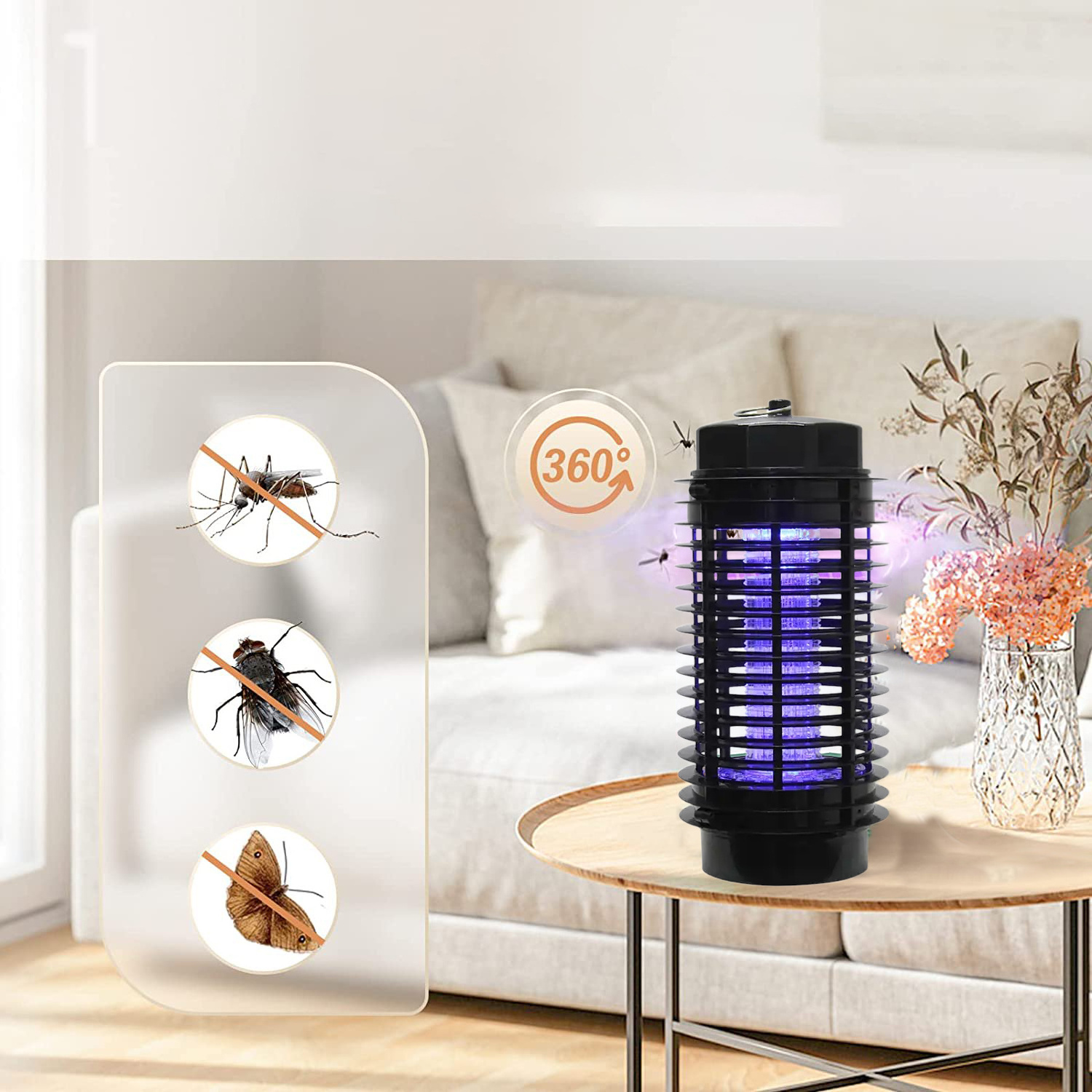 High Effective Electric Pest Control Insect Trap Mosquito Killer Lamp Indoor Electronic Bug Zapper