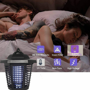 3000V High Voltage UV Tube Bug Zapper 12W Mosquito Fly Insect Gnat Pest Killer Catcher Repellent Electronic Shock Mosquito Lamp