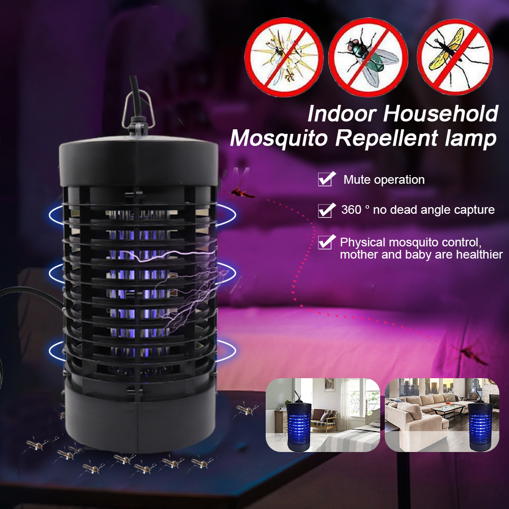 Indoor Electric 4W Fluorescent Tube Bug Zapper Insect Killer Lamp Electronic Pest Mosquito Flying Insect Trap Catcher