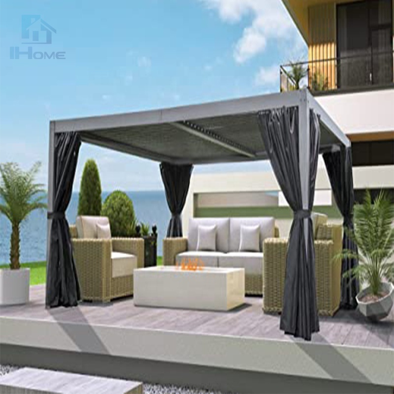 Modern Installation Portable Aluminum Electric Gazebo That Saves Pergola Installation Costs