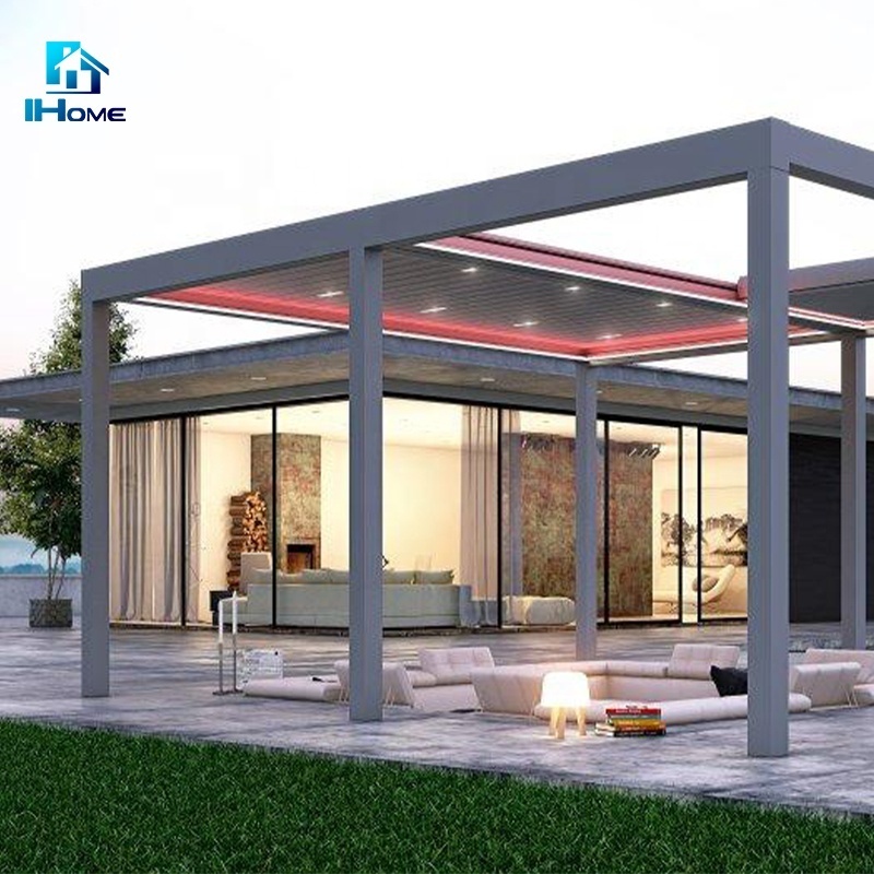 Aluminum modern courtyard pop up hardtop gazebo outdoor waterproof inflatable gazebo