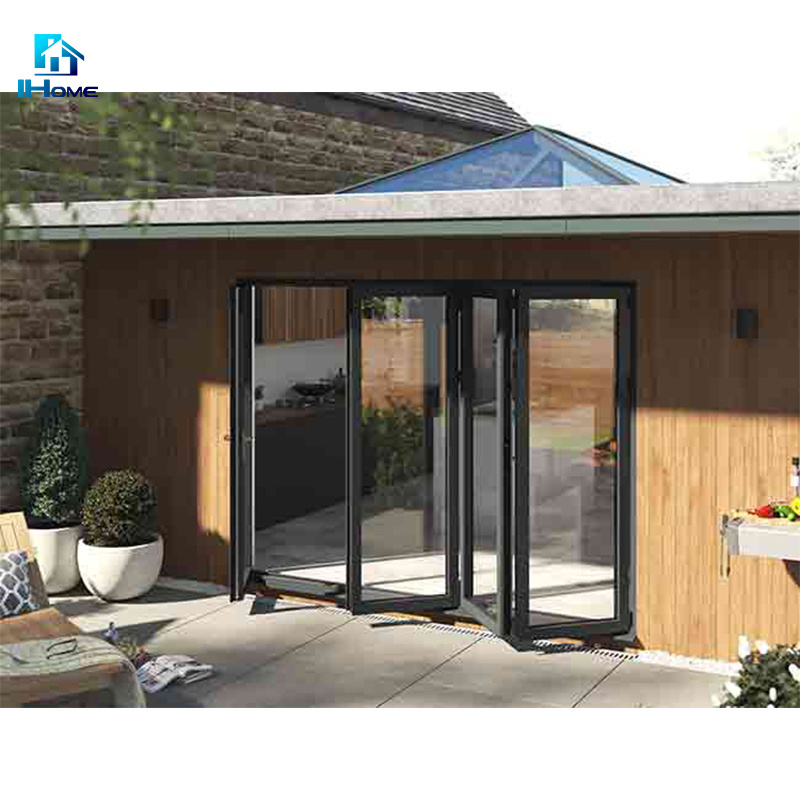 Reasonable Price Interior Folding/ Bifold Doors Aluminium Folding Patio Pvc/Wooden Folding  Door