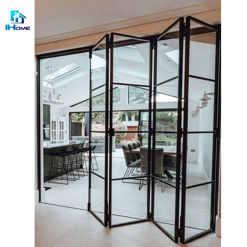 Reasonable Price Interior Folding/ Bifold Doors Aluminium Folding Patio Pvc/Wooden Folding  Door