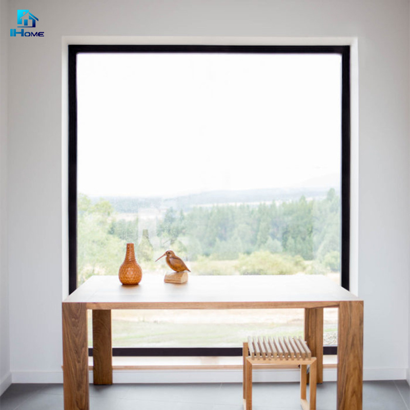 Hot Sale Aluminum Frame Large Glass Windows For Personal Villa Slim Line Aluminium Windows