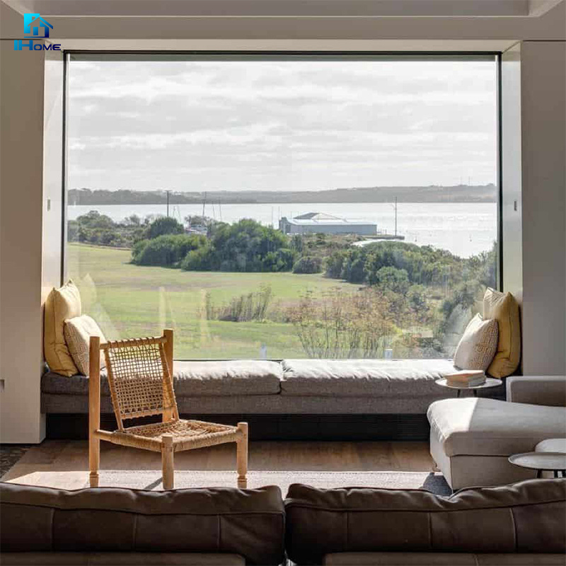 Hot Sale Aluminum Frame Large Glass Windows For Personal Villa Slim Line Aluminium Windows