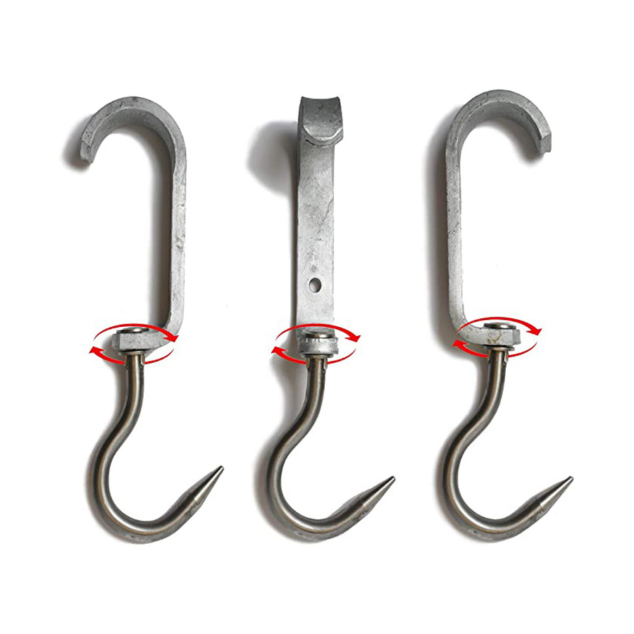 Stainless Steel Meat Boning Hook for Kitchen Butcher Shop BBQ Tool, Slaughter Meat Hook