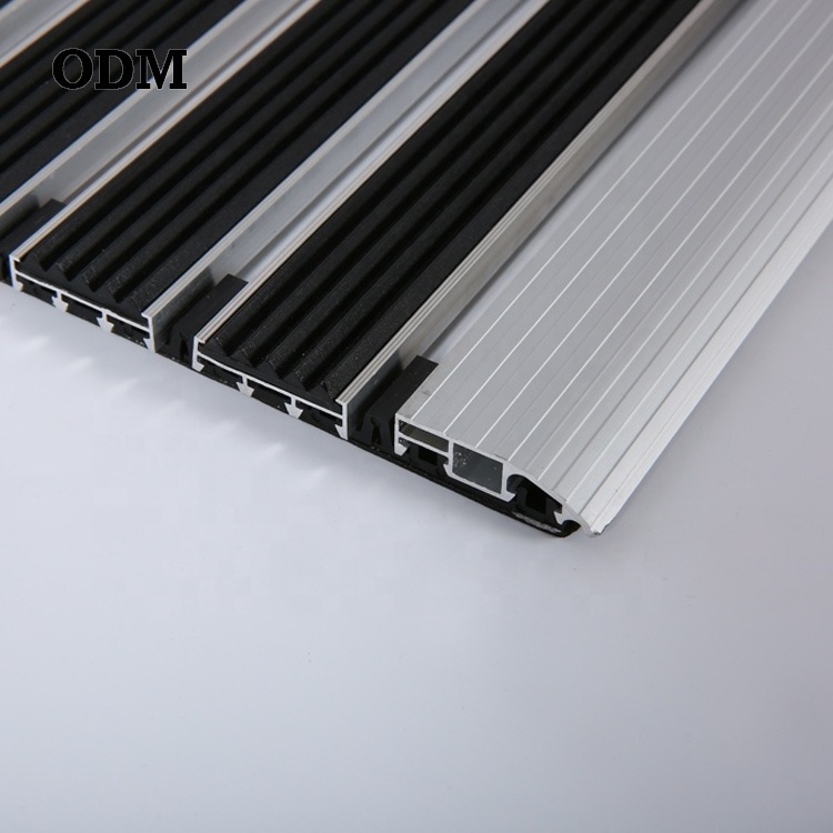 IMTEC Aluminum Entrance Doormat Rubber mat Indoor and Outdoor Weatherproof Non-slip Door Mat Aluminum Entrance Mat