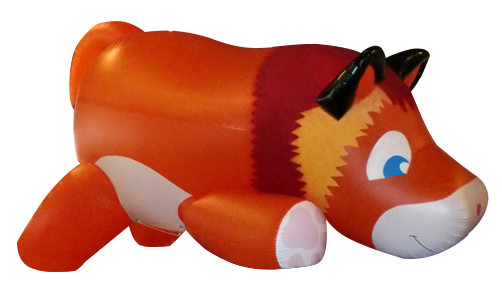 Hot sale cute inflatable dog advertising model inflatable cartoon character for kids