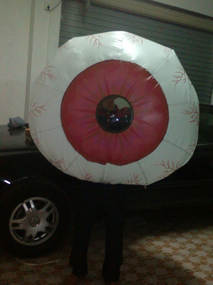 hot sale inflatable eyeball model Halloween costume advertising inflatables